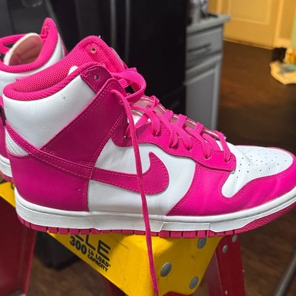 Nike Women's Hot Pink and White Sneakers